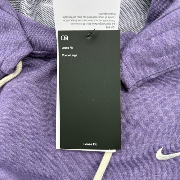 Nike Standard Issue Dri-FIT Basketball Hoodie Purple DQ5818-553 Mens Medium NEW - Picture 5 of 12